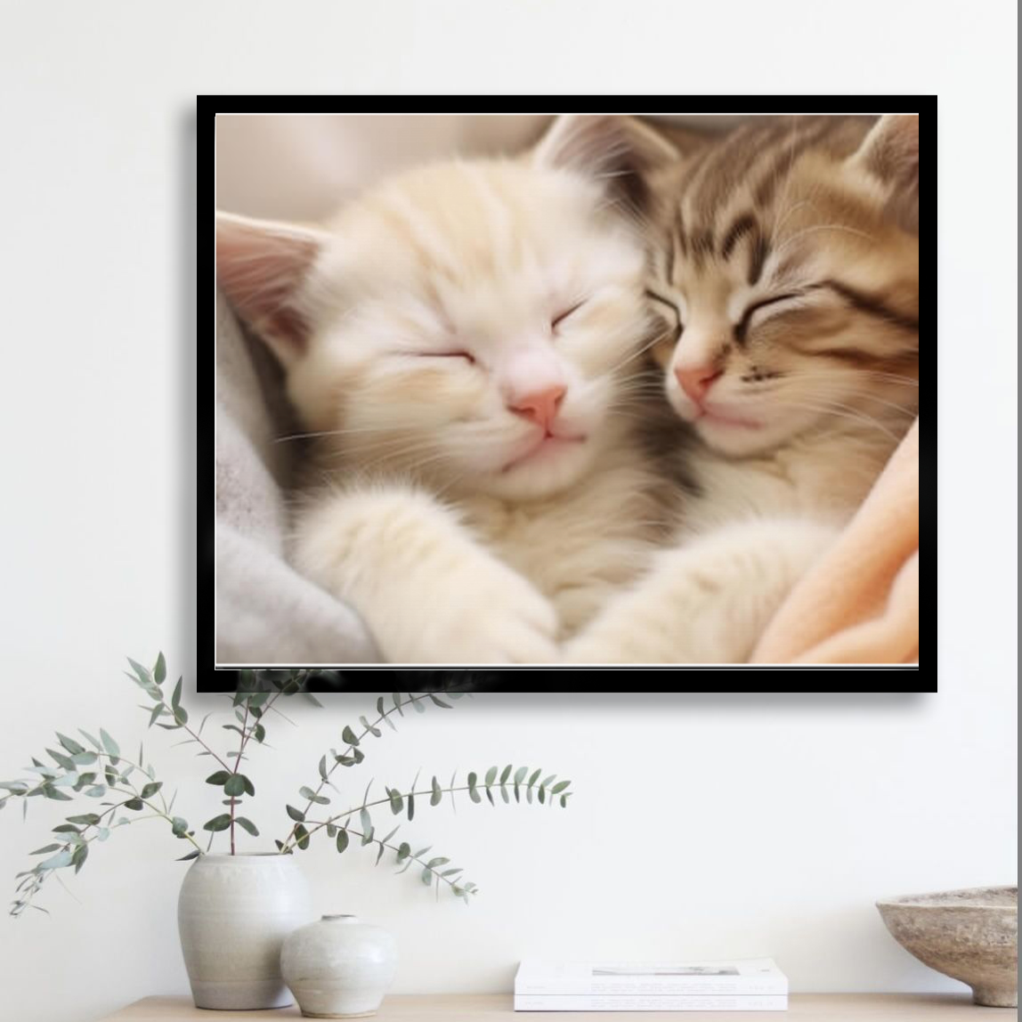 Custom Artistic Print Canvas - Matte Canvas, Framed (Multi-color)