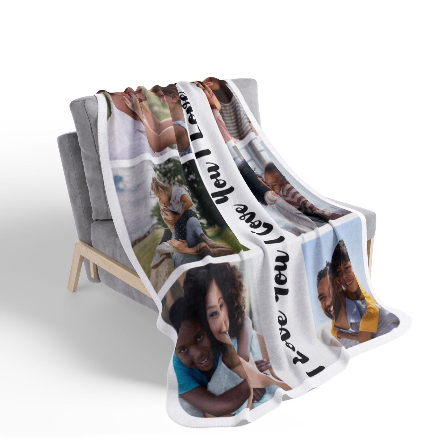 Personalised Blanket Custom Photos Blanket Memory Gift with Photo