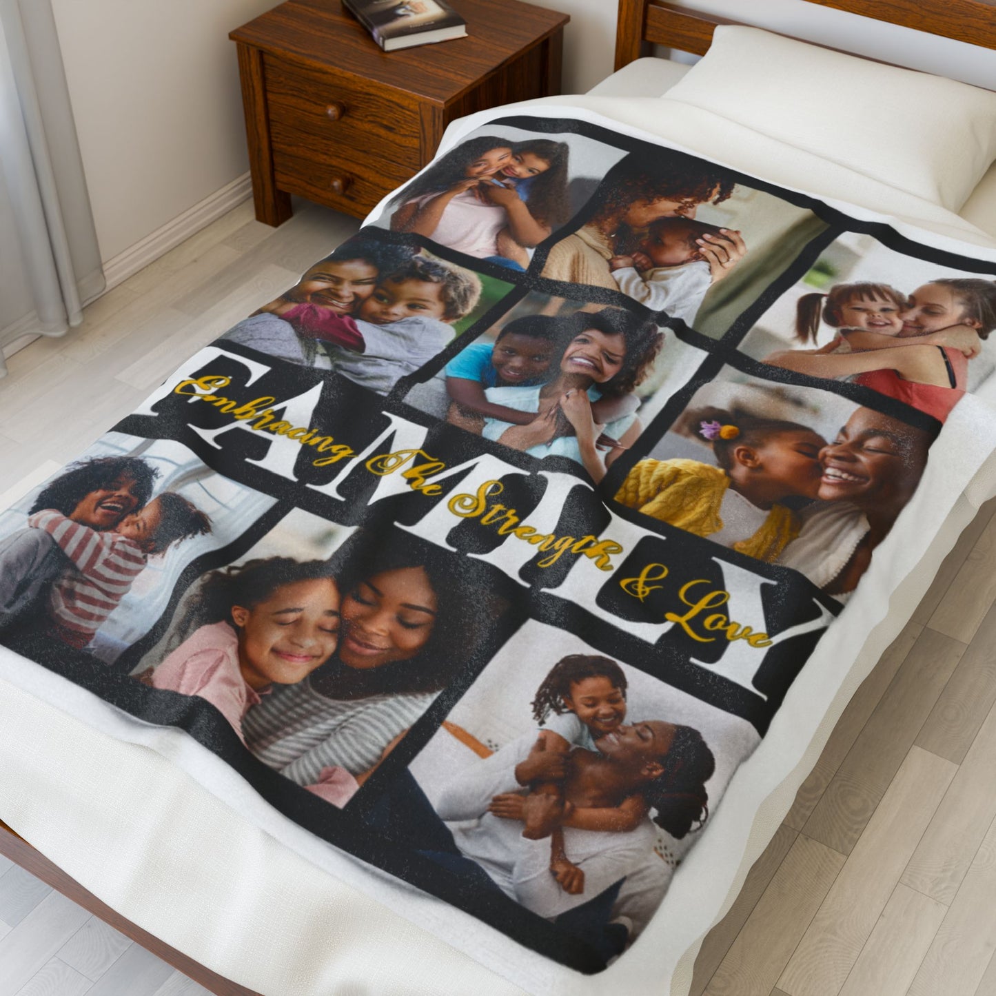 Personalized Photo Collage Blanket - Sherpa Fleece Blanket