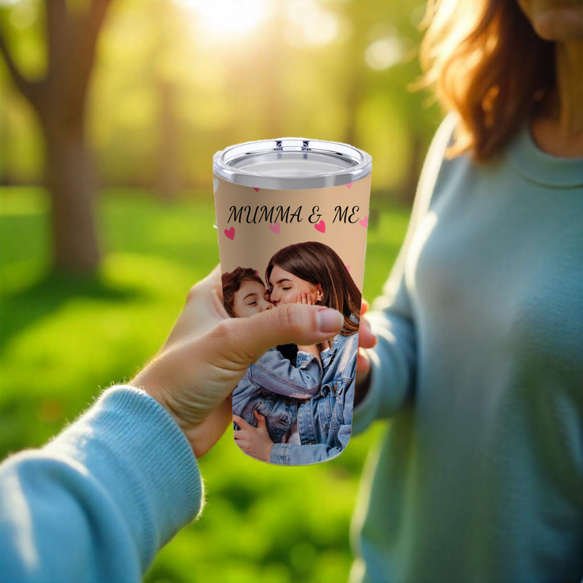 Custom Photo Personalized Tumbler 20oz