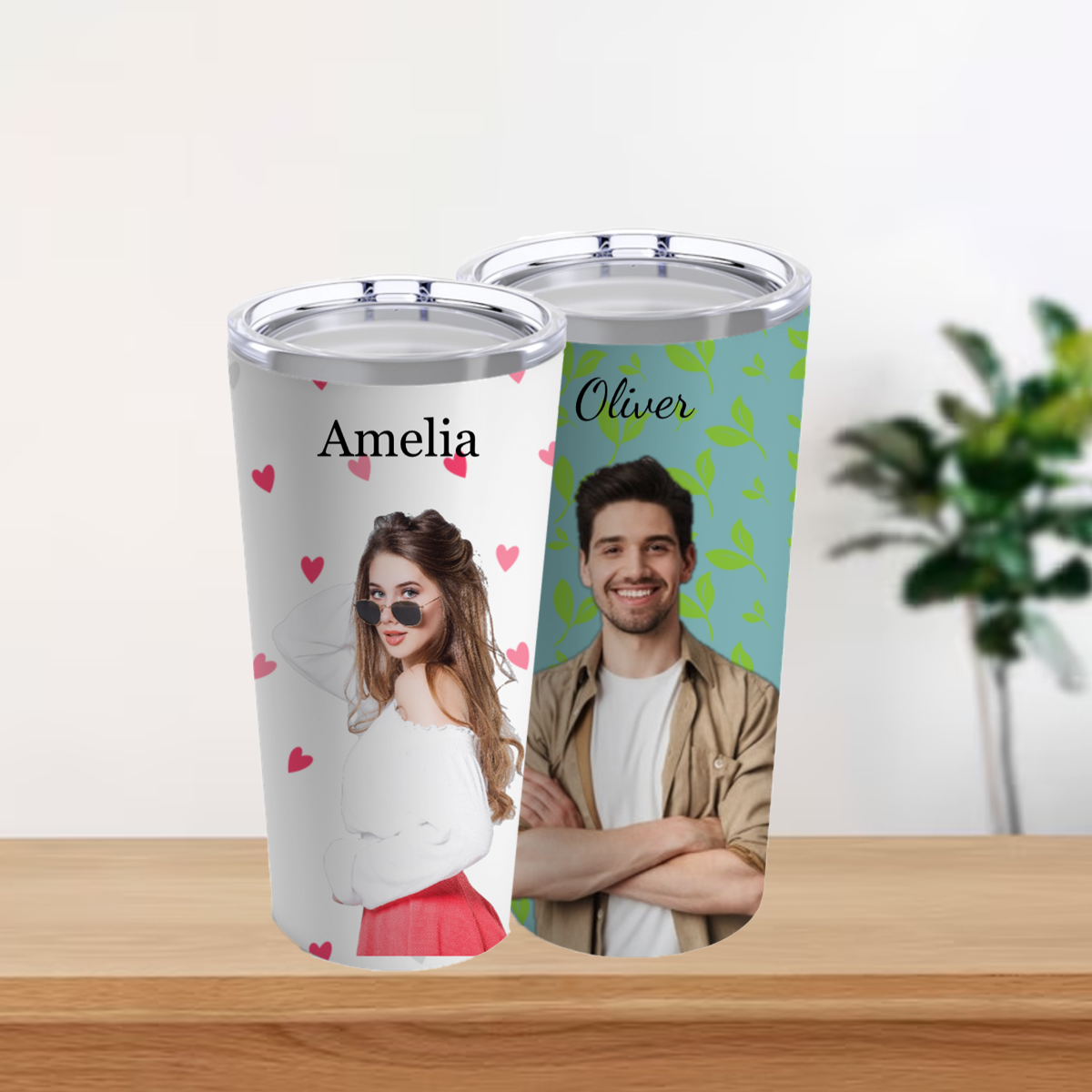 Custom Photo Personalized Tumbler 20oz